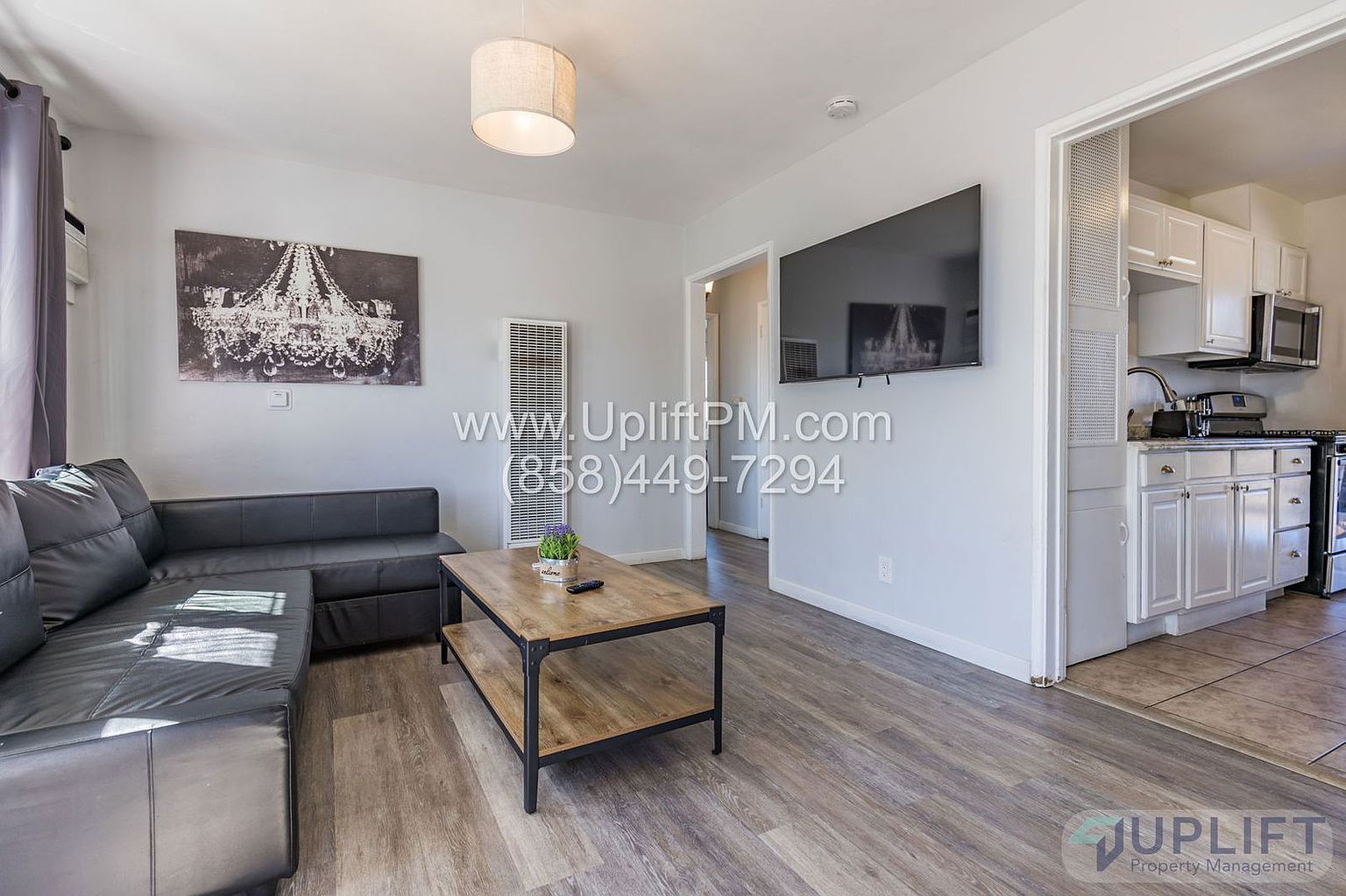 4833 Castle Avenue living area